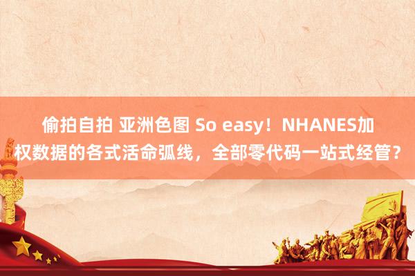偷拍自拍 亚洲色图 So easy！NHANES加权数据的各式活命弧线，全部零代码一站式经管？