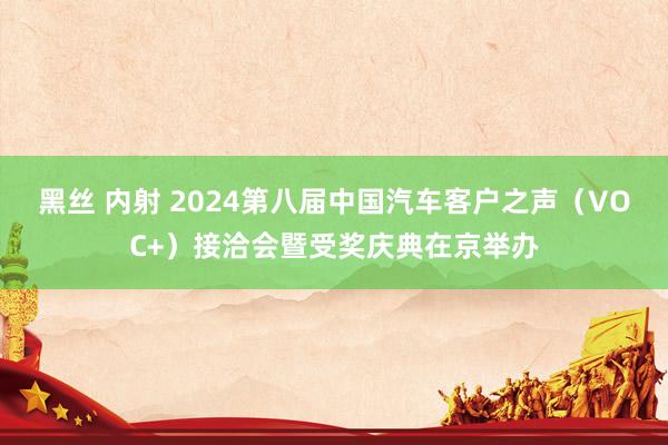 黑丝 内射 2024第八届中国汽车客户之声（VOC+）接洽会暨受奖庆典在京举办