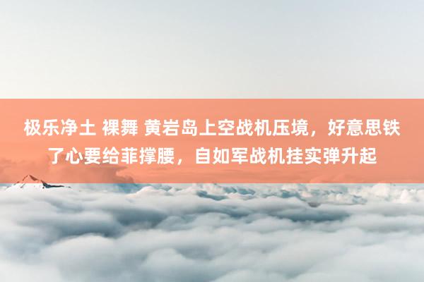 极乐净土 裸舞 黄岩岛上空战机压境，好意思铁了心要给菲撑腰，自如军战机挂实弹升起