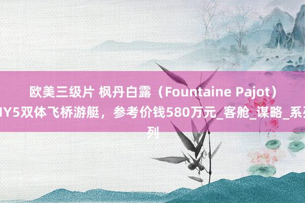 欧美三级片 枫丹白露（Fountaine Pajot）MY5双体飞桥游艇，参考价钱580万元_客舱_谋略_系列
