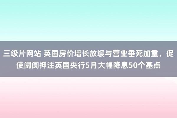 三级片网站 英国房价增长放缓与营业垂死加重，促使阛阓押注英国央行5月大幅降息50个基点